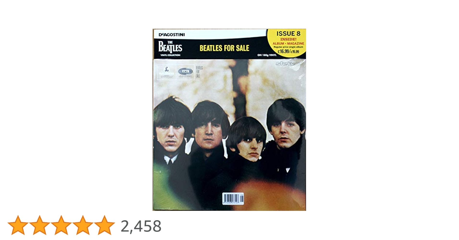 DeAgostini The Beatles Vinyl Collection Issue 8 Beatles For